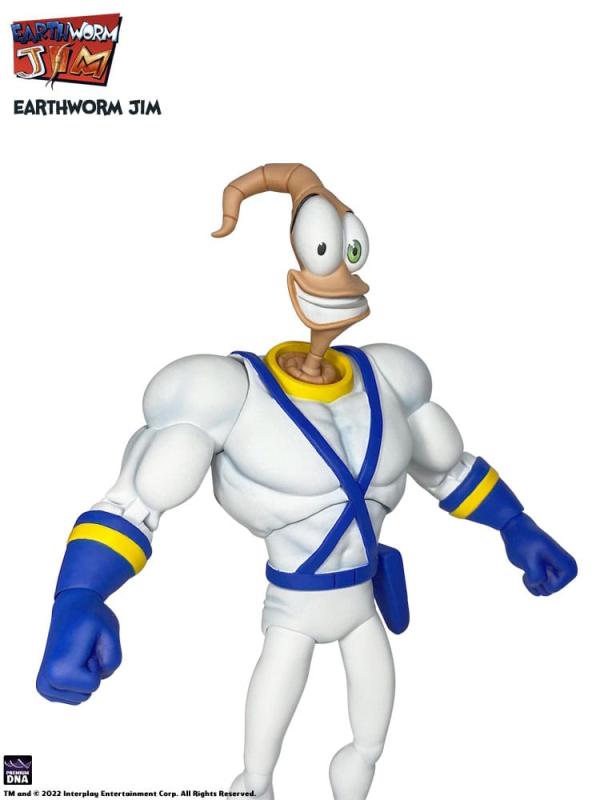 Earthworm Jim Action Figure Wave 1: Earthworm Jim & Snot 15 cm 10