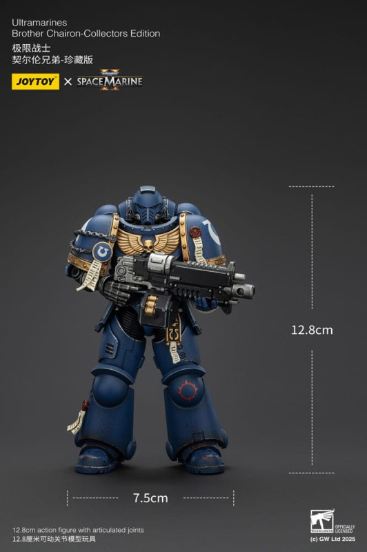 Warhammer 40,000: Space Marine 2 Action Figure Ultramarines Brother Chairon Collectors Edition 13 cm 6