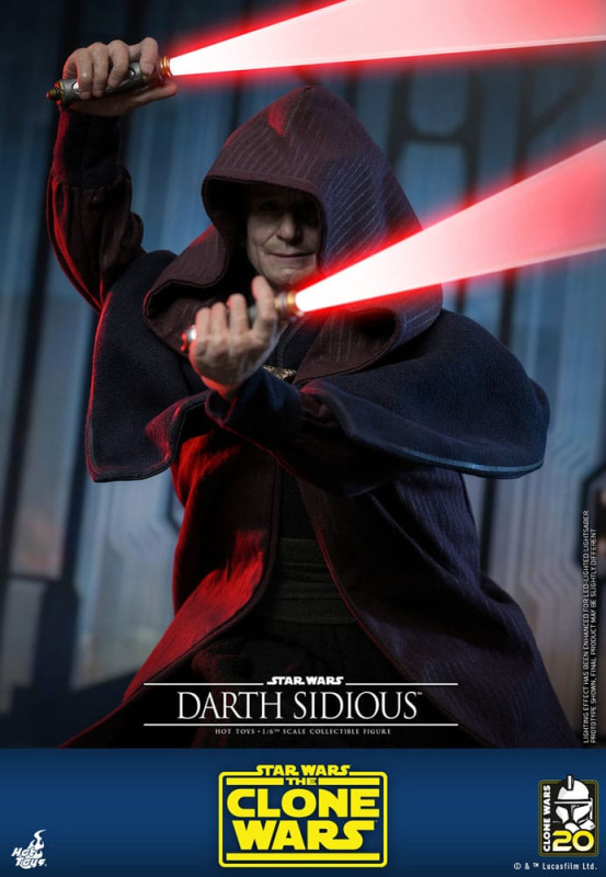 Star Wars: The Clone Wars Action Figure 1/6 Darth Sidious 29 cm 3