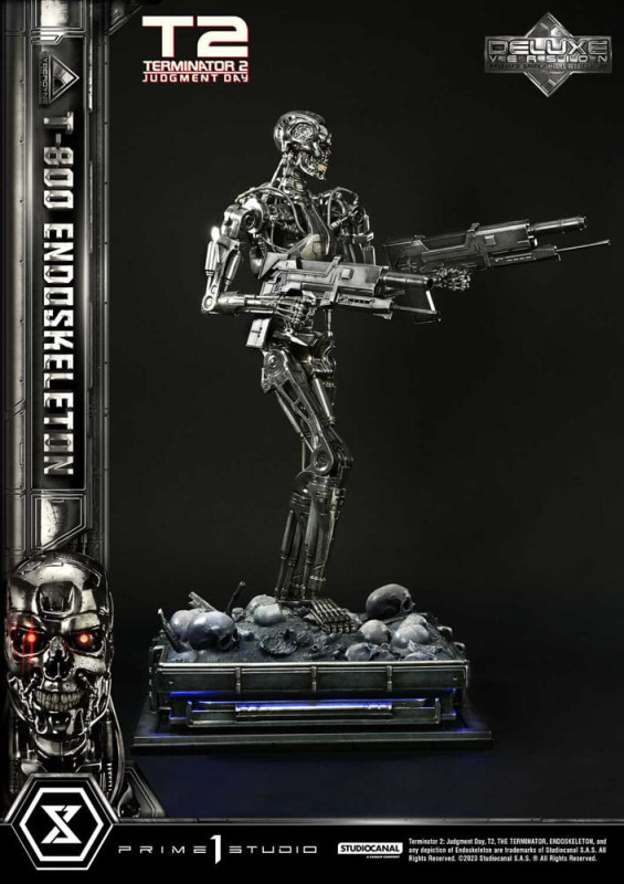 Terminator 2 Museum Masterline Series Statue 1/3 Judgment Day T800 Endoskeleton Deluxe Version 74 cm 13