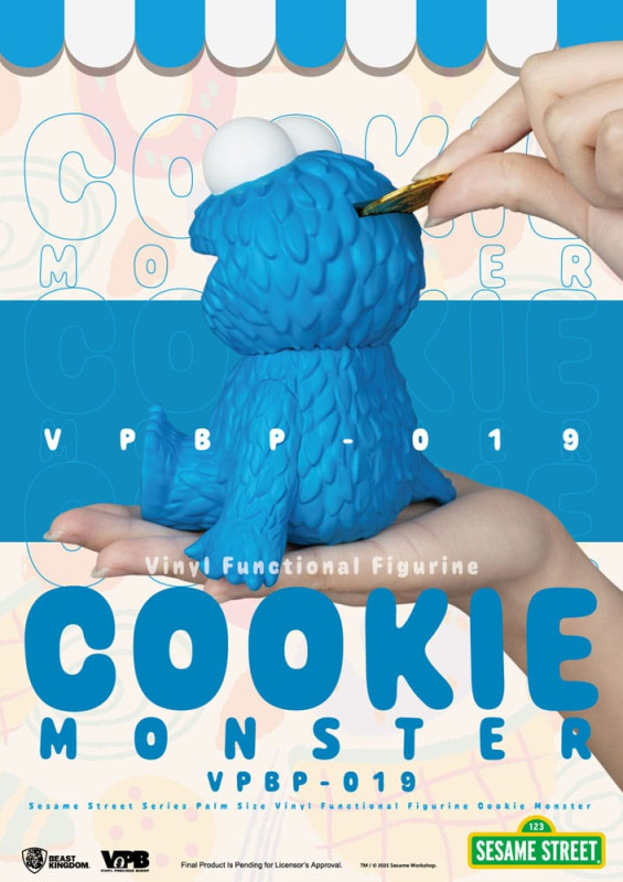 Sesame Street Piggy Vinyl Bank Cookie Monster 12 cm 2