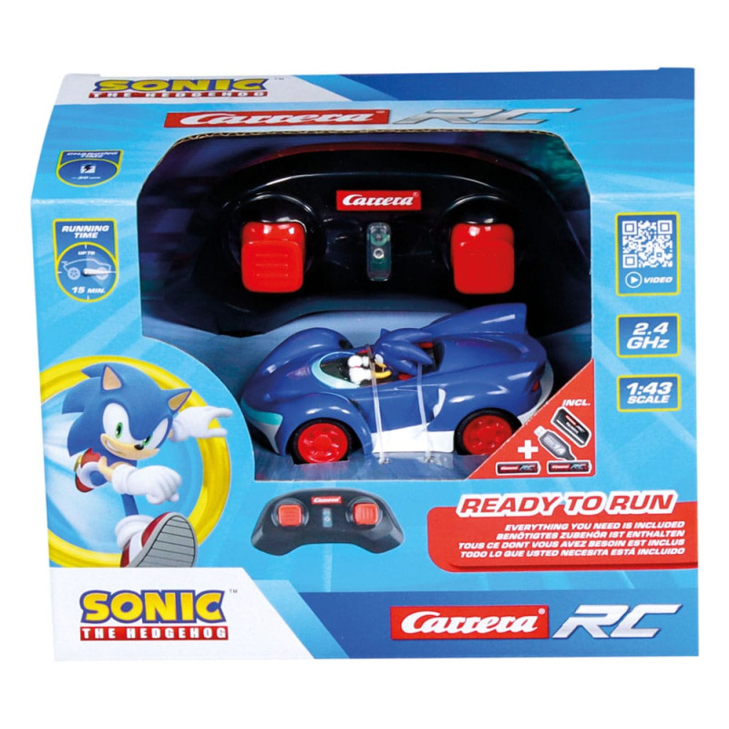 Sonic the Hedgehog RC remote-controlled Car 1/43 2.4GHz Mini Sonic 11