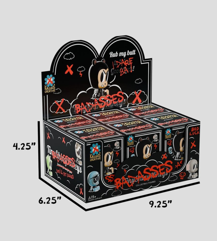 Tiny Shiny Hiney Peakers Mini Figures S2 7 cm Blind Box Display (6) 7