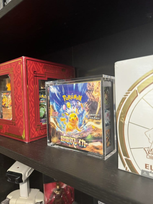 Evoretro Acrylic Display Case for Pokémon Large Japanese Booster Box 1