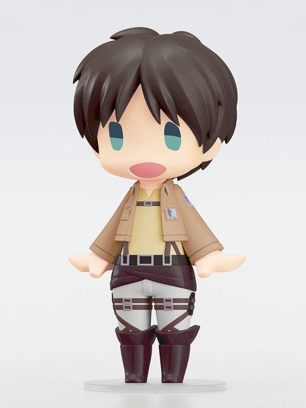 Attack on Titan HELLO! GOOD SMILE Action Figure Eren Yeager 10 cm 3