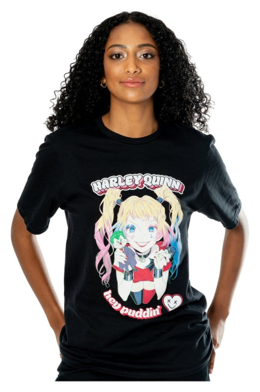 DC T-Shirt Harley Quinn Anime Puddin' Size M 3