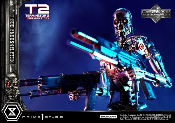Terminator 2 Museum Masterline Series Statue 1/3 Judgment Day T800 Endoskeleton Deluxe Version 74 cm 3