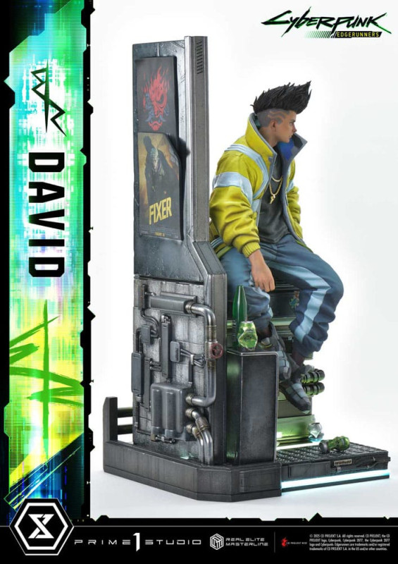 Cyberpunk: Edgerunners Real Elite Masterline Series Statue 1/4 David 58 cm 7