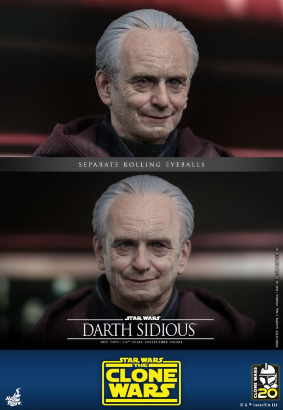 Star Wars: The Clone Wars Action Figure 1/6 Darth Sidious 29 cm 9