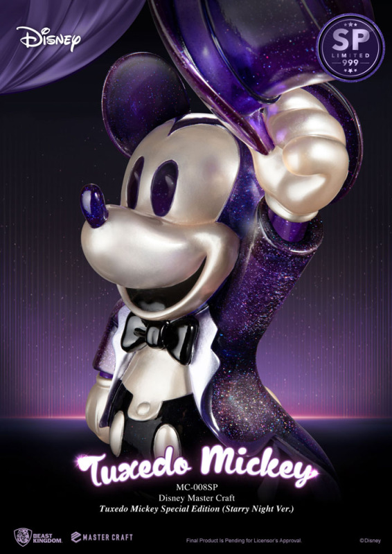 Mickey Mouse Master Craft Statue 1/4 Tuxedo Mickey Special Edition Starry Night Ver. 47 cm 6