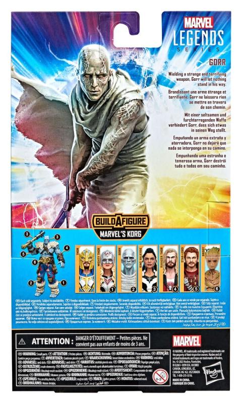 Thor: Love and Thunder Marvel Legends Series Action Figure 2022 Marvel's Korg BAF #2: Gorr 15 cm