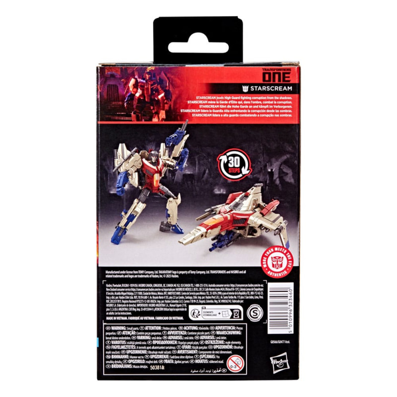 Transformers One Studio Series Deluxe Class Action Figure Starscream 11 cm 1