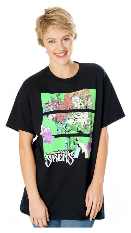 Gotham City Sirens T-Shirt Poison Ivy Sirens Cash Black Size S 4