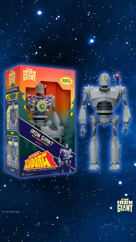 The Iron Giant Super Cyborg Action Figure Iron Giant (Full Color) 28 cm 7
