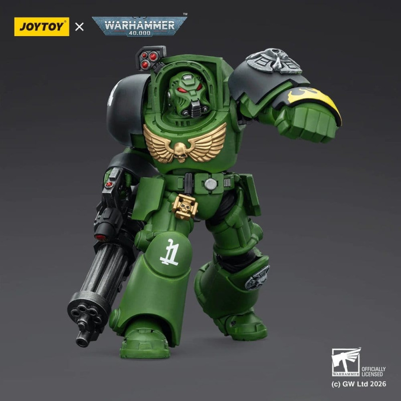Warhammer 40,000 Action Figure Salamanders Terminator 3 with Power Fist and Assault Cannon 14 cm 4