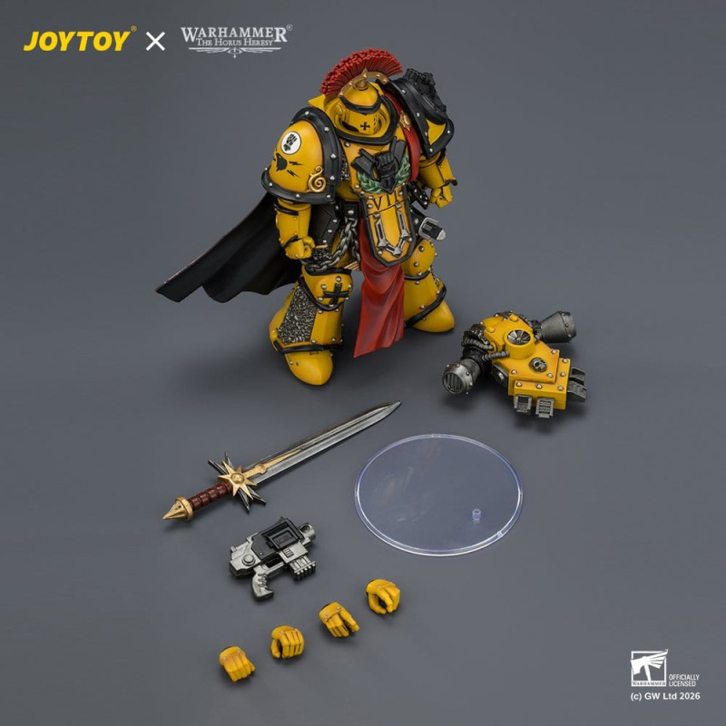 Warhammer Action Figure Imperial Fists Legion Praetor in Mk III Armour 13 cm 5