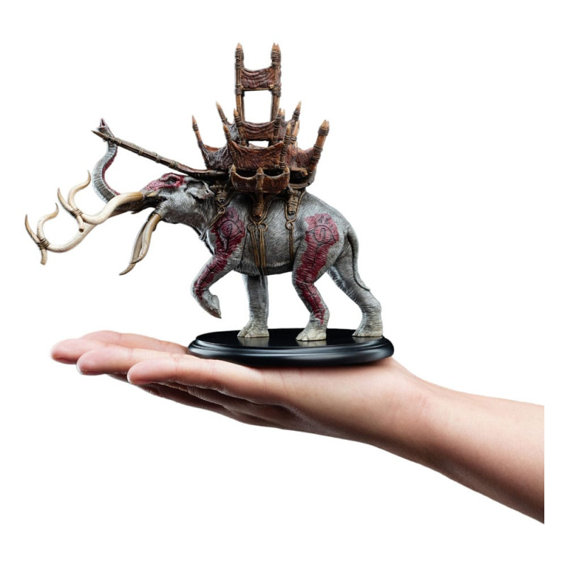 Lord of the Rings Mini Statue Mumak in Battle 17 cm 4