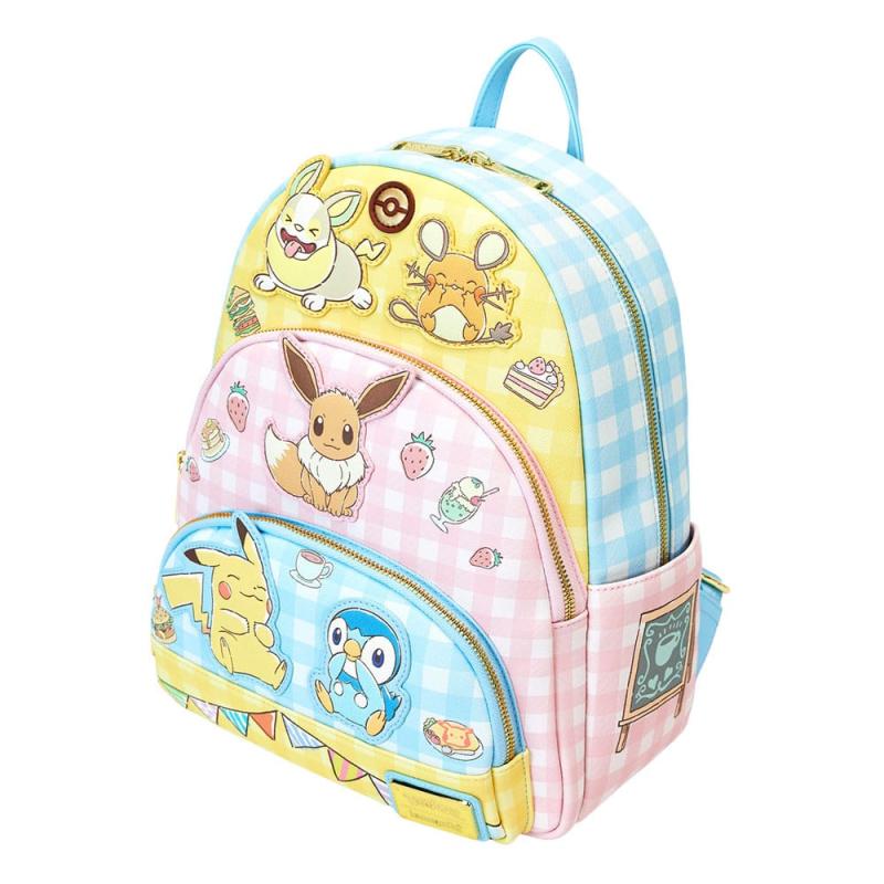 Pokémon by Loungefly Full-Size Backpack Cafe Tripple Pocket 2