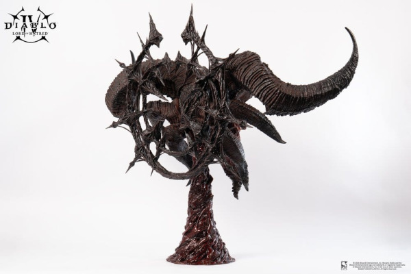 Diablo IV Art Mask Replica 1/1 Scale Lord of Hatred Mephisto 94 cm 5