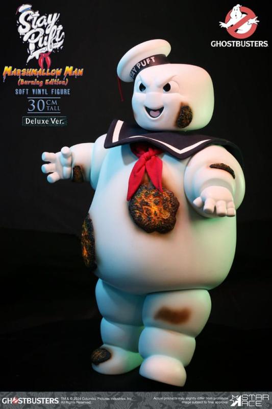 Ghostbusters Soft Vinyl Statue Stay Puft Marshmallow Man Burnign Edition Deluxe Version 30 cm 7