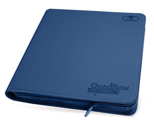 Ultimate Guard Zipfolio 480 - 24-Pocket XenoSkin (Quadrow) - Blue