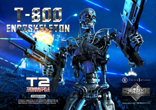 Terminator 2 Museum Masterline Series Statue 1/3 Judgment Day T800 Endoskeleton Deluxe Version 74 cm 1