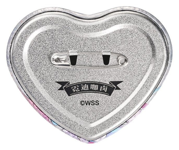 Needy Streamer Overload Needy Streamer Chinese Restaurant Series Heart-Shaped Pinback Button OMGkawa 4