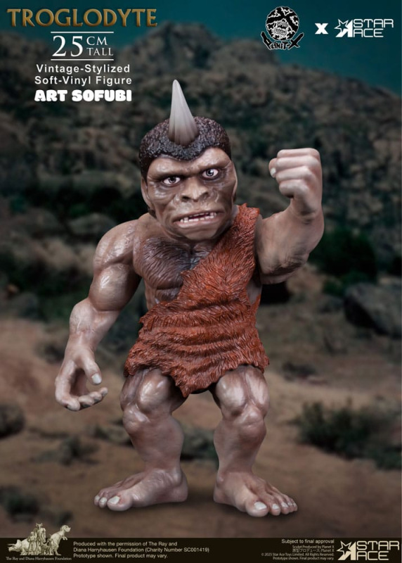 Ray Harryhausen Soft Vinyl Statue Troglodyte (Vintage-Style) 25 cm 6