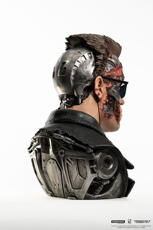 Terminator 2 : T-800 Model 101 Battle Damaged 1/1 Scale Art Mask 6