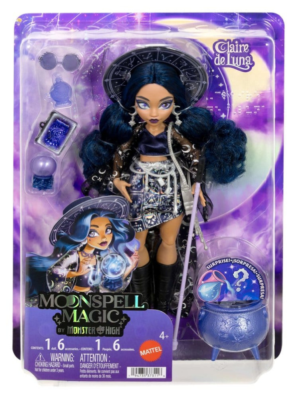 Monster High Moonspell Magic Doll Claire de Luna 5