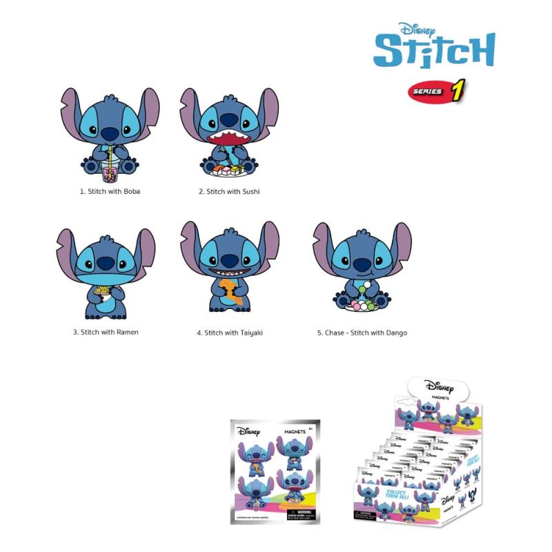 Lilo & Stitch Magnets Stitch Series 1 Display (12)