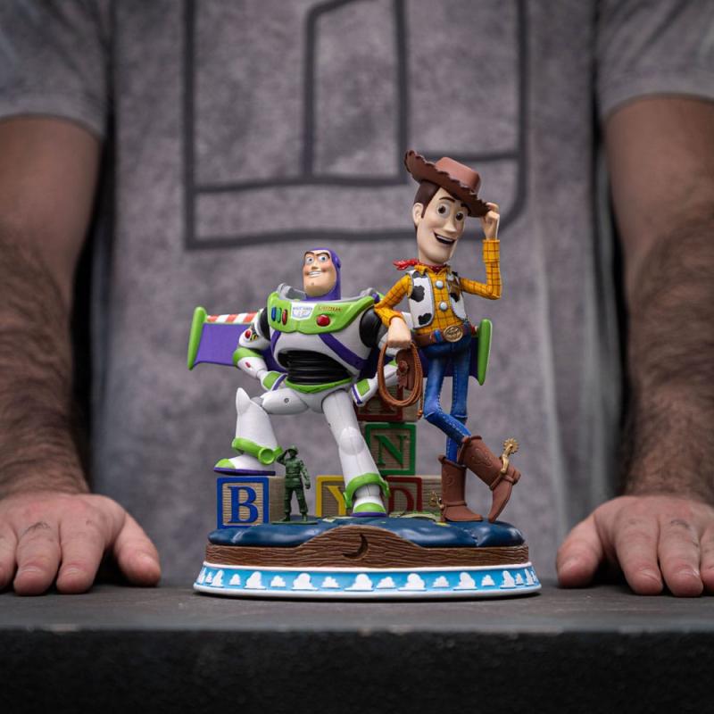 Toy Story Deluxe Art Scale Statue 1/10 Buzz & Woody 38 cm