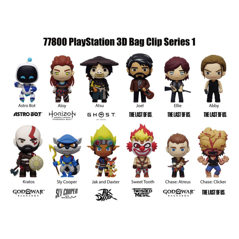 Playstation 3D Foam Bag Clips Series 1 Display (24) 2