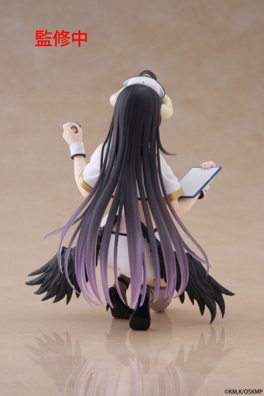 Overlord PVC Statue Desktop Cute Figure Albedo Nurse Ver. Renewal 13 cm 3