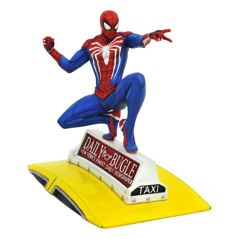 Spider-Man 2018: Spider-Man on Taxi - Marvel Gallery PVC Statue 23 cm - Diamond Select
