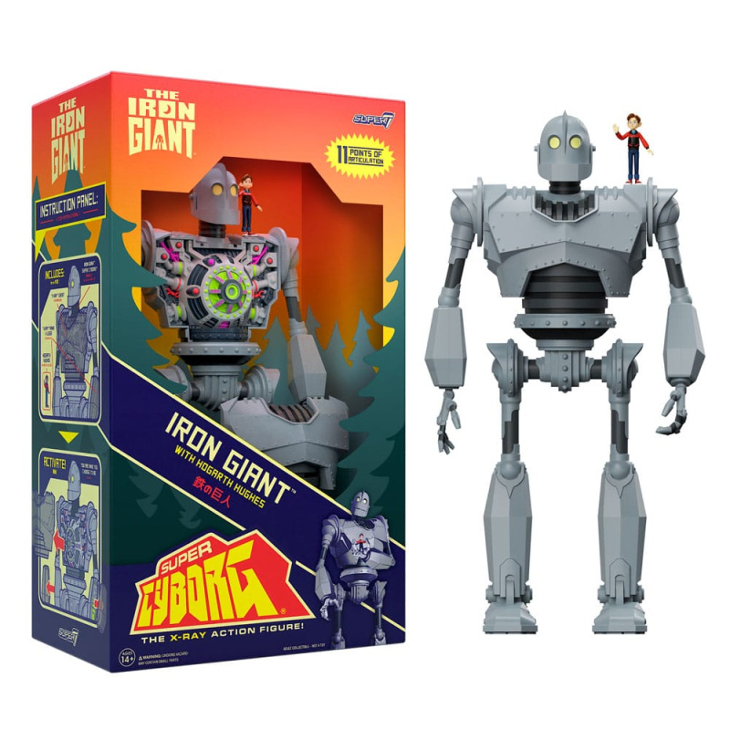 The Iron Giant Super Cyborg Action Figure Iron Giant (Full Color) 28 cm 6