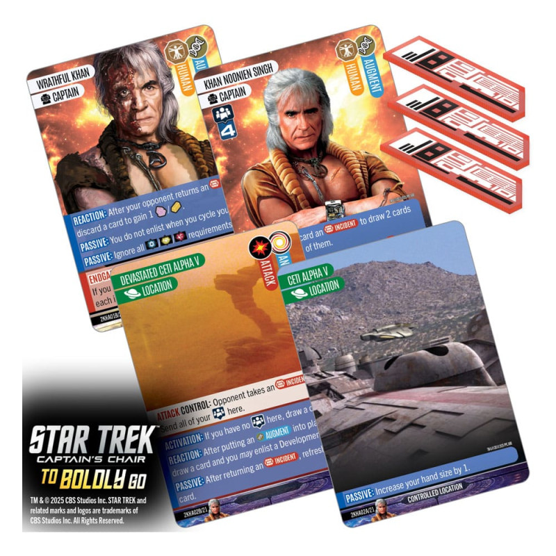 Star Trek: Captain's Chair Card Game To Boldly Go *English Version* 5