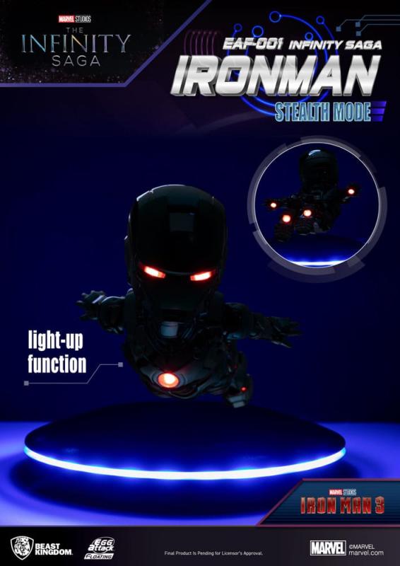 Marvel: Ironman Stealth Mode 16 cm The Infinity Saga Mini Egg Attack Figures - BKT