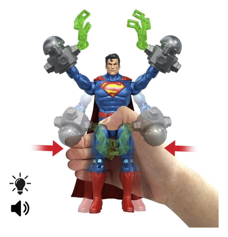 DC Premier Action Figure with Sound & Light Heat Vision Superman 16 cm 4