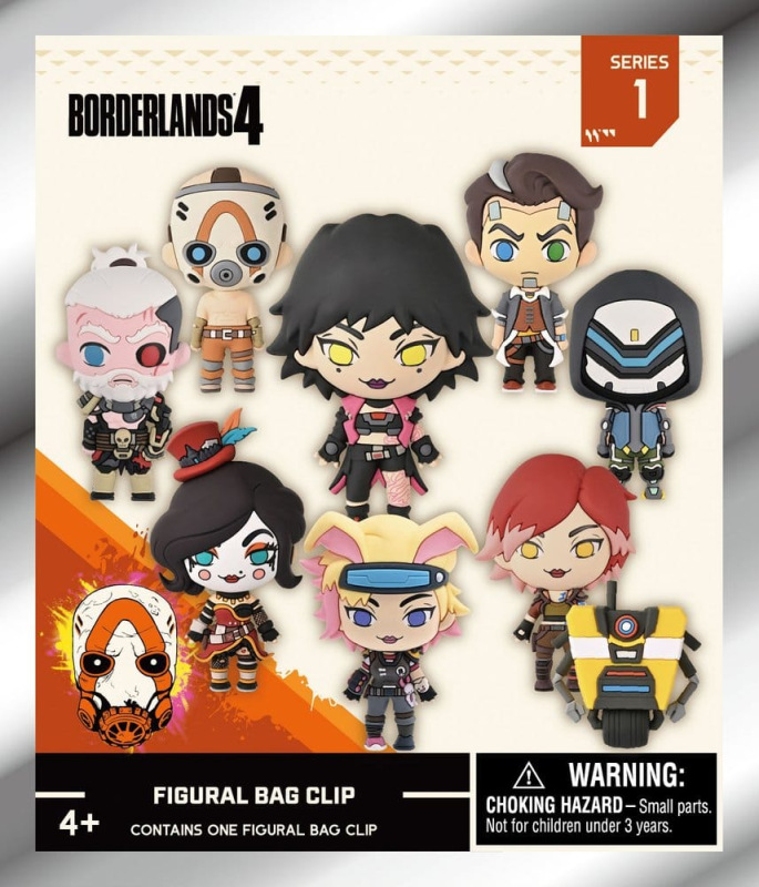 Borderlands 3D PVC Bag Clips Series 1 Blind Bag Display (24) 2