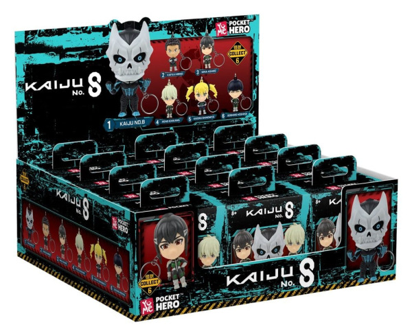 Kaiju No. 8 Pocket Hero Keychain Series 1 Blind Box Display (12) 4
