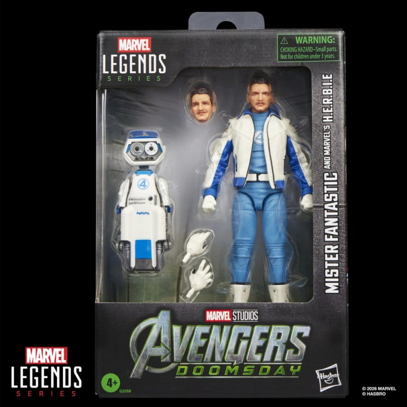 Avengers: Doomsday Marvel Legends Action Figure 2-Pack Mister Fantastic & Marvel's H.E.R.B.I.E. 15 c 8