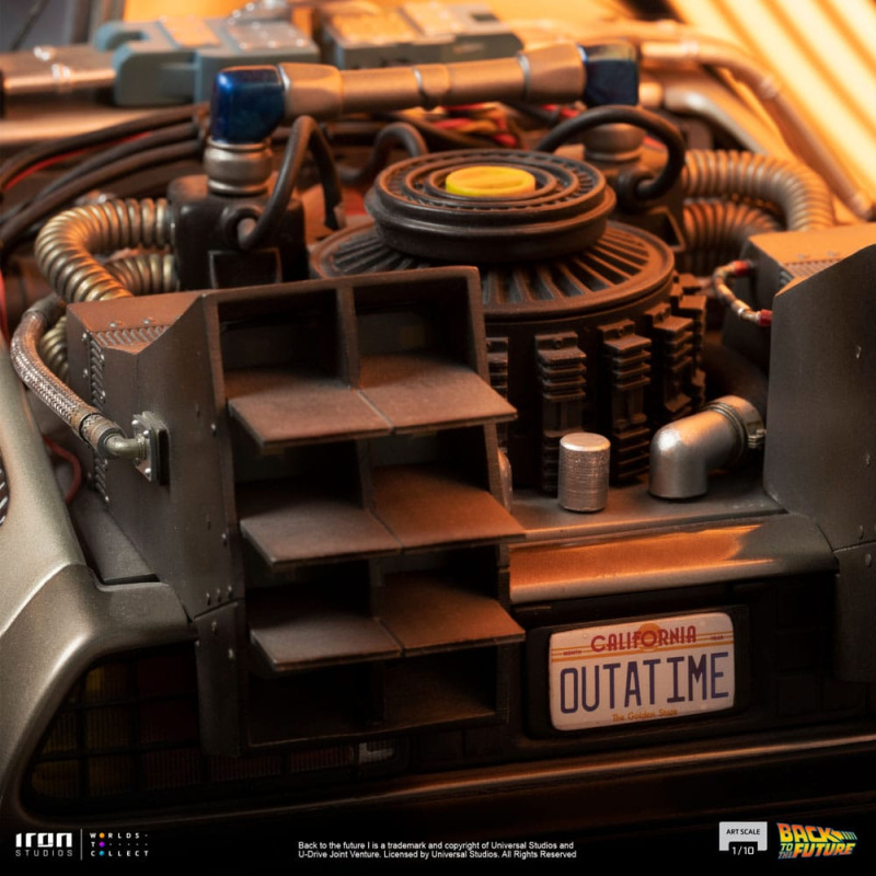 Back to the Future Art Scale Statue 1/10 DeLorean 53 cm 9