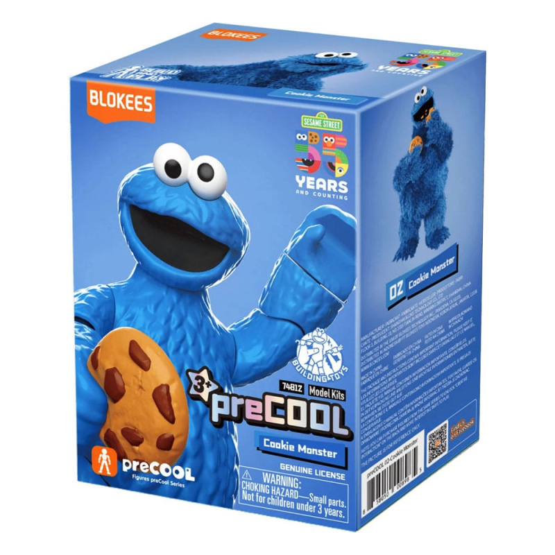 Sesame Street Blokees PreCool Series 1 Plastic Model Kit 02 Cookie Monster 13 cm 1