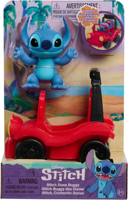 Lilo & Stitch Mini Figure Playset Stitch & beach buggy 7,5 cm 3