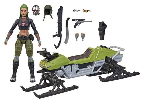 G.I. Joe Classified Series Action Figure and Vehicle Set #194 Zanya and Dreadnok Chameleon (Swamp Sk 3
