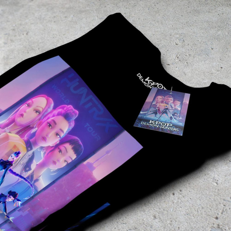 KPop Demon Hunters T-Shirt Movie Key Art Size XL 1