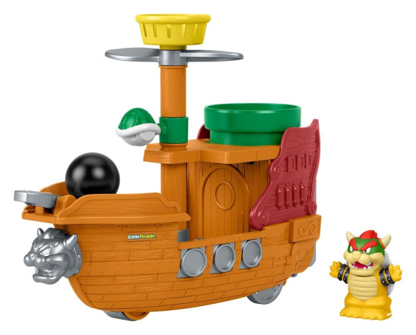 My Mario Little People Playset Bowser's Airship 1