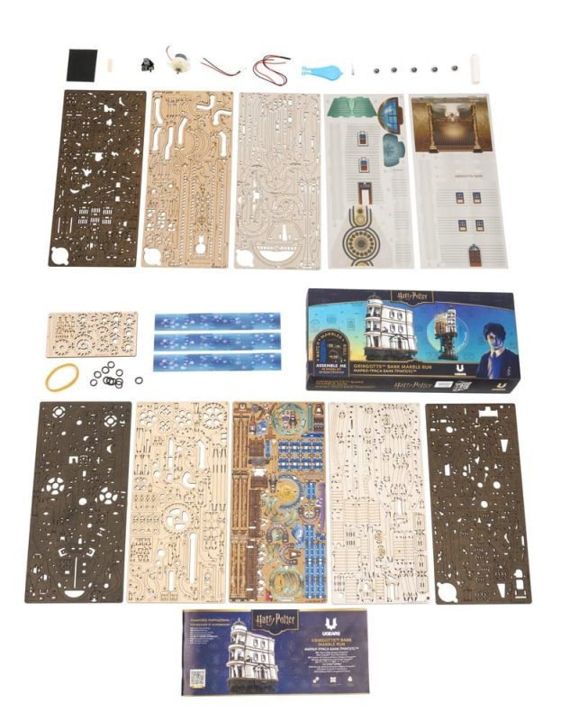 Harry Potter 3D Wooden Puzzle Gringotts Bank Marble Run 4