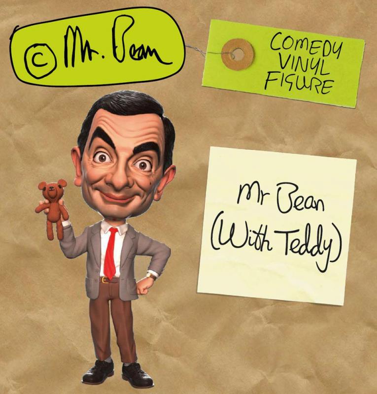 Mr. Bean: Mr. Bean (with Teddy) 18 cm Comedy Classic Vinyl Figure - Big Chief Studios